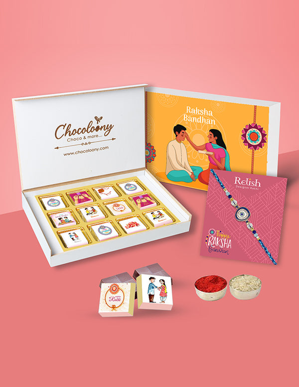 Rakhi Chocolate Box Gift