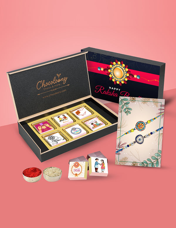 Chocolate with Rakhi Gift For Brother
