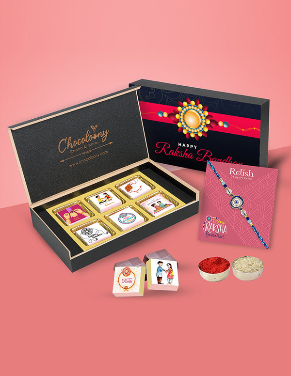 Rakhi Chocolate Gift Box with Rakhi