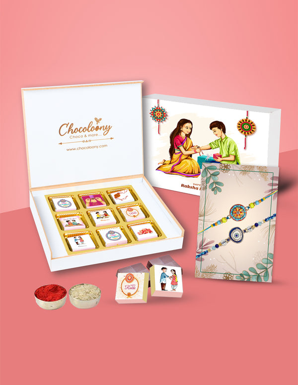 Chocolate with Rakhi for brother