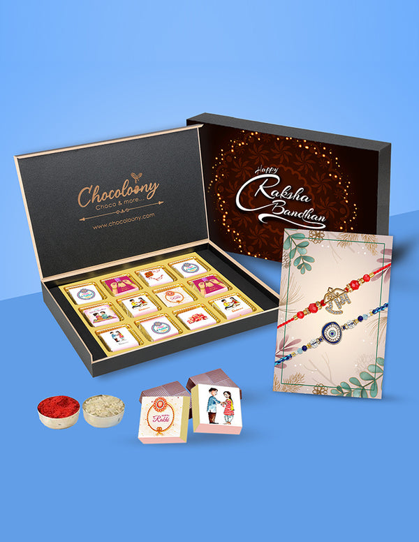 Chocolate Box with Rakhi Gift