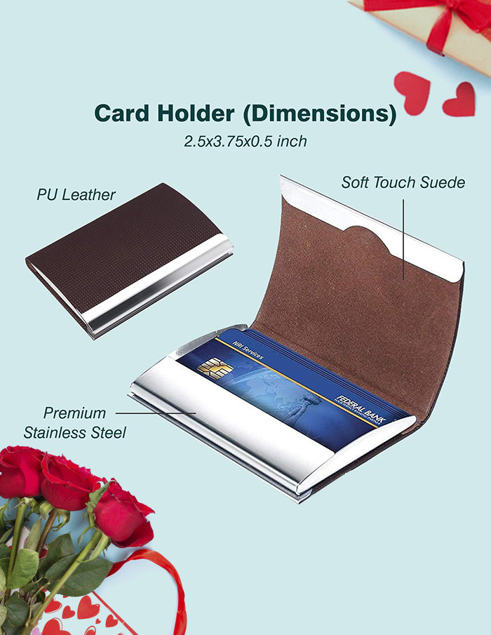 Brown cardholder