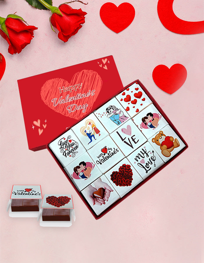 milk chocolate valentine gift 